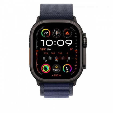 Opaska Alpine w kolorze granatu do koperty 49 mm - rozmiar L - elementy z tytanu w kolorze czarnym Opaska Alpine w kolorze granatu do koperty 49 mm - rozmiar L - elementy z tytanu w kolorze czarnym