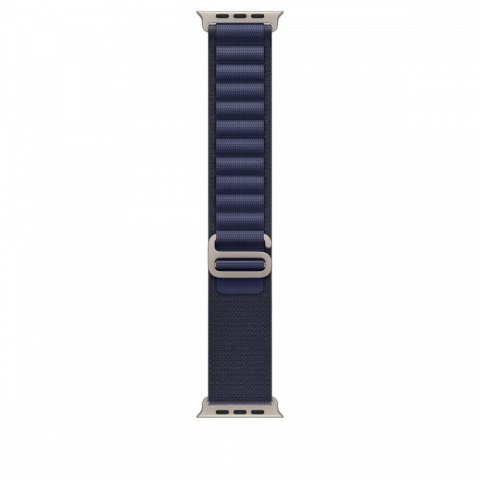 Opaska Alpine w kolorze granatu do koperty 49 mm - rozmiar M - elementy z tytanu w kolorze naturalnym Opaska Alpine w kolorze granatu do koperty 49 mm - rozmiar M - elementy z tytanu w kolorze naturalnym
