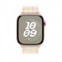 Opaska sportowa Nike w kolorze księżycowej poświaty/różowym do koperty 46 mm
