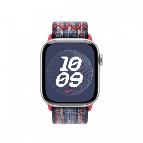 Opaska sportowa Nike w kolorze niebieskim/czerwonym do koperty 40 mm Opaska sportowa Nike w kolorze niebieskim/czerwonym do koperty 40 mm