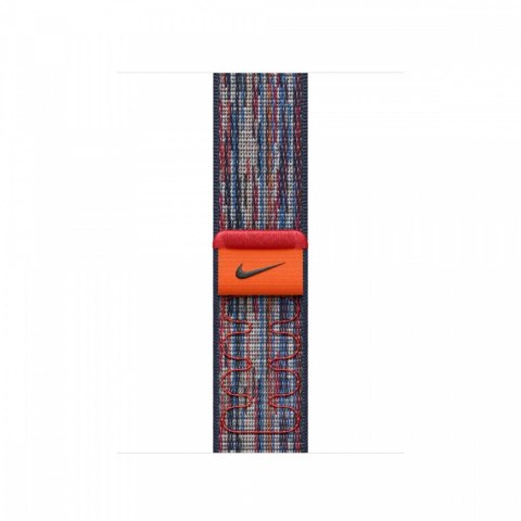 Opaska sportowa Nike w kolorze niebieskim/czerwonym do koperty 42 mm Opaska sportowa Nike w kolorze niebieskim/czerwonym do koperty 42 mm