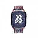 Opaska sportowa Nike w kolorze niebieskim/czerwonym do koperty 42 mm
