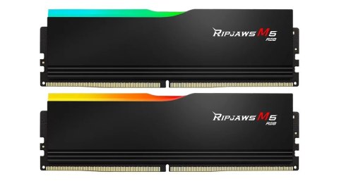 Pamięć PC - DDR5 32GB (2x16GB) Trident M5 RGB 6400MHz CL36 XMP3 Black Pamięć PC - DDR5 32GB (2x16GB) Trident M5 RGB 6400MHz CL36 XMP3 Black