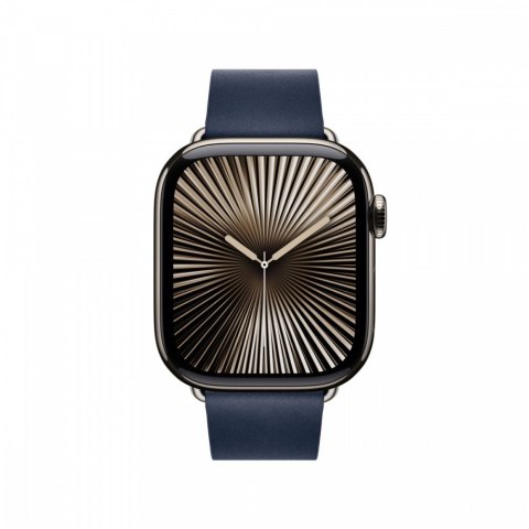 Pasek w kolorze głębinowego błękitu z klamrą nowoczesną do koperty 42 mm - rozmiar S Pasek w kolorze głębinowego błękitu z klamrą nowoczesną do koperty 42 mm - rozmiar S