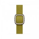 Pasek w kolorze zieleni Chartreuse z klamrą nowoczesną do koperty 42 mm - rozmiar M
