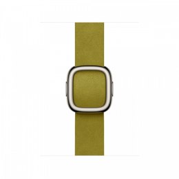 Pasek w kolorze zieleni Chartreuse z klamrą nowoczesną do koperty 42 mm - rozmiar M