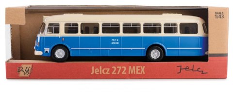 Pojazd PRL Jelcz 272 MEX niebieski