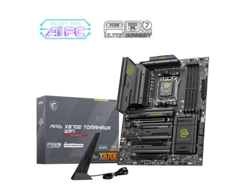 Płyta główna MAG X870E TOMAHAWK WIFI AM5 4DDR5 ATX Płyta główna MAG X870E TOMAHAWK WIFI AM5 4DDR5 ATX