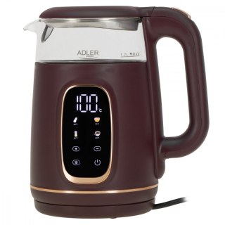 Czajnik 1,7l z wyświetlaczem LED, regulacja temperatury AD 1305 burgundy