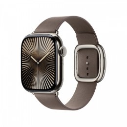 Pasek w kolorze szarobrązowym z klamrą nowoczesną do koperty 42 mm - rozmiar L