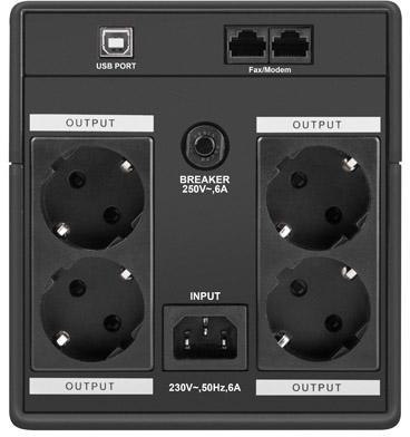 UPS ZASILACZ AWARYJNY Armac Home 1500VA Schuko LINE-INTERACTIVE UPS ZASILACZ AWARYJNY Armac Home 1500VA Schuko LINE-INTERACTIVE