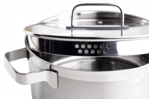 Garnek z pokrywą 24 cm MISTRAL 5,5 L BR-7344 Garnek z pokrywą 24 cm MISTRAL 5,5 L BR-7344