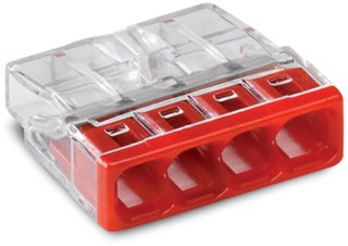 Szybkozłączka DRUT 4x 0,5-2,5mm2 WAGO 2273-204 (Paczka 100szt.)