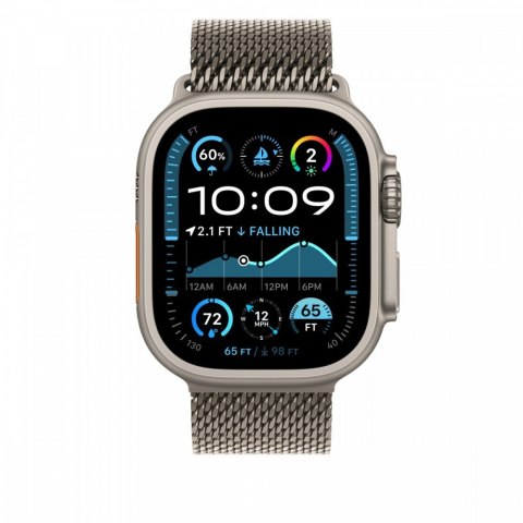 Bransoleta mediolańska z tytanu w kolorze naturalnym do koperty 49 mm - rozmiar M Bransoleta mediolańska z tytanu w kolorze naturalnym do koperty 49 mm - rozmiar M