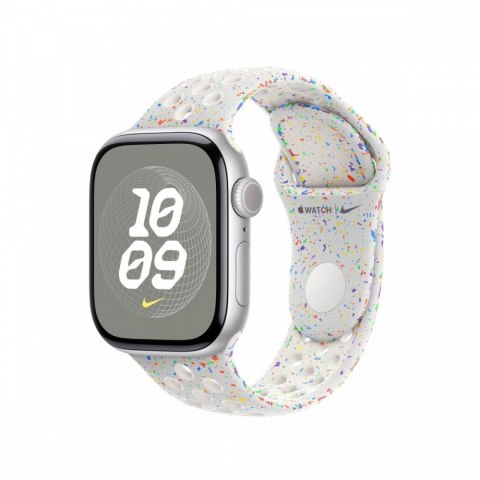 Pasek sportowy Nike w kolorze czystej platyny do koperty 40 mm - rozmiar M/L Pasek sportowy Nike w kolorze czystej platyny do koperty 40 mm - rozmiar M/L