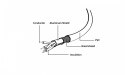 Kabel USB 2.0 typu AB AM-BM 1.8m czarny