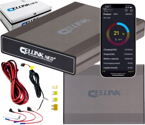 Powerbank do KAMER SAMOCHODOWYCH Cellink NEO8+S Powerbank do KAMER SAMOCHODOWYCH Cellink NEO8+S