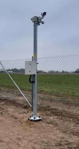 Słup ATS SKAMP1/4 pod montaż kamer CCTV