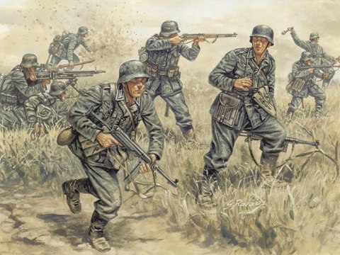 Model plastikowy German Infantry Model plastikowy German Infantry
