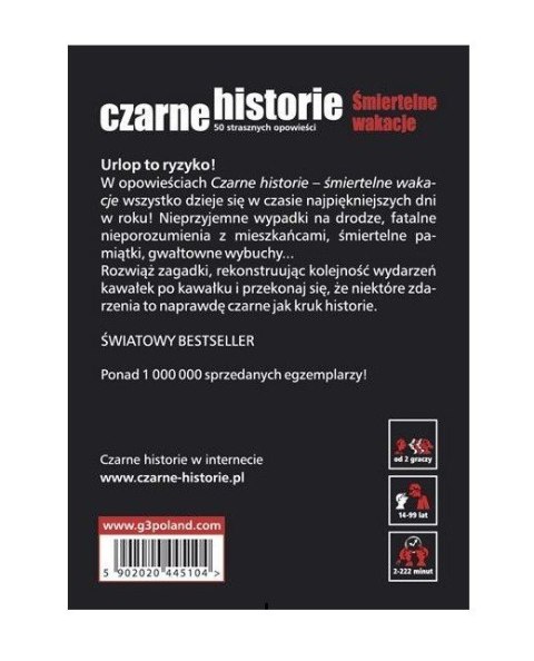 Gra Czarne historie Śmiertelne wakacje Gra Czarne historie Śmiertelne wakacje