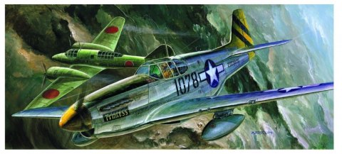 Model plastikowy P-51C Mustang Red Tails Model plastikowy P-51C Mustang Red Tails
