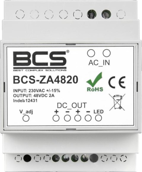Zasilacz BCS-ZA4820 Zasilacz BCS-ZA4820