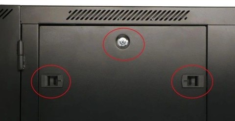 Szafka wisząca rack 12U 600x600 czarna dwusekcyjna Szafka wisząca rack 12U 600x600 czarna dwusekcyjna