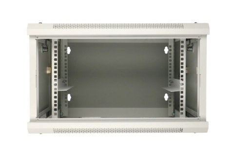 Szafka wisząca rack 6U 600x600 szara dwusekcyjna Szafka wisząca rack 6U 600x600 szara dwusekcyjna