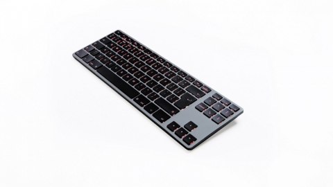 Klawiatura aluminiowa Mac Tenkeyless RGB szara Klawiatura aluminiowa Mac Tenkeyless RGB szara