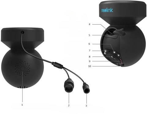 Kamera IP Reolink E Series E540 PTZ 5MP Wi-Fi LED Kamera IP Reolink E Series E540 PTZ 5MP Wi-Fi LED