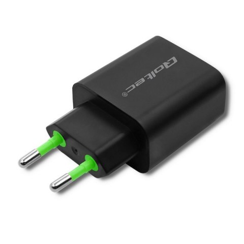 Ładowarka sieciowa | 18W | 5-12V | 1.5-3A | USB typ C PD | USB QC 3.0 | Czarna Ładowarka sieciowa | 18W | 5-12V | 1.5-3A | USB typ C PD | USB QC 3.0 | Czarna