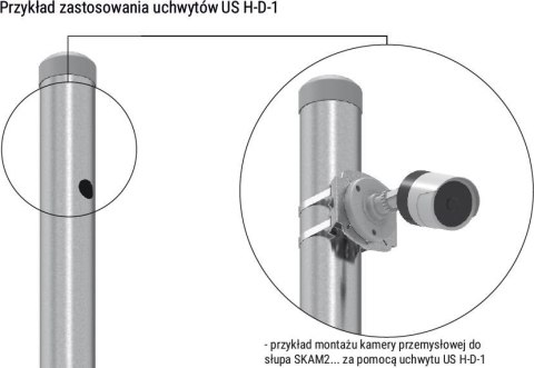 UCHWYT SŁUPOWY ATS US H-D-1 UCHWYT SŁUPOWY ATS US H-D-1