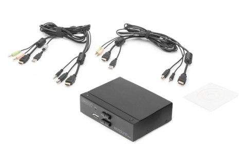 Przełącznik KVM 2 portowy HDMI, 4K 30Hz Przełącznik KVM 2 portowy HDMI, 4K 30Hz