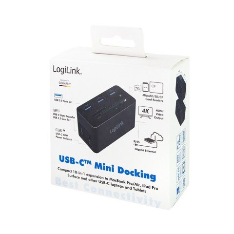 Stacja dokująca USB-C do laptopa, 4K/PD/RJ45 Stacja dokująca USB-C do laptopa, 4K/PD/RJ45