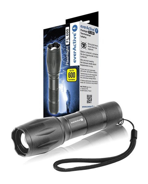 Latarka ręczna diodowa LED 600 lumenów FL600 dioda CREE XM-L2 Latarka ręczna diodowa LED 600 lumenów FL600 dioda CREE XM-L2