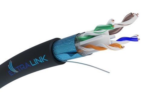 Kabel sieciowy CAT6 FTP zewnętrzny 305m Kabel sieciowy CAT6 FTP zewnętrzny 305m