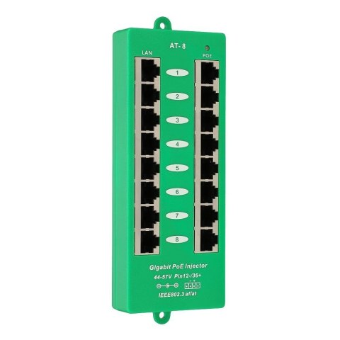 PoE Injector 8 portów Gigabit PoE Injector 8 portów Gigabit