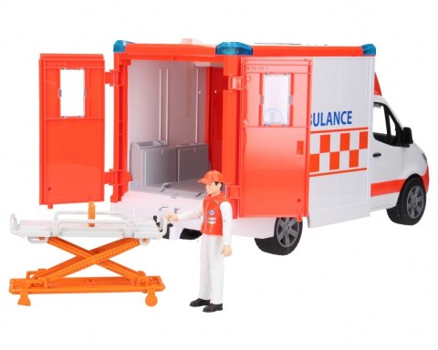 Pojazd Mercedes-Benz Sprinter Ambulans z figurką i modułem Pojazd Mercedes-Benz Sprinter Ambulans z figurką i modułem