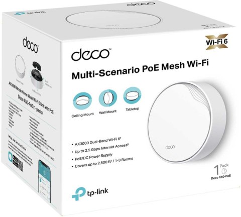 DOMOWY SYSTEM WI-FI MESH TP-LINK DECO X50-POE DOMOWY SYSTEM WI-FI MESH TP-LINK DECO X50-POE
