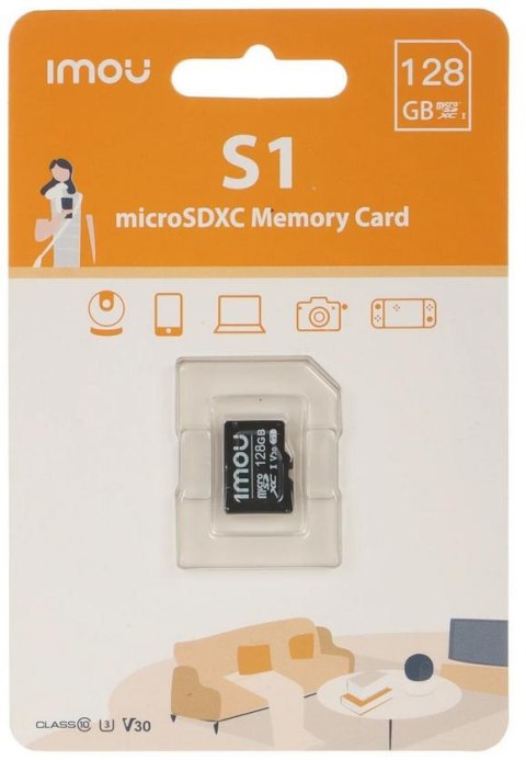 Karta pamięci microSD IMOU ST2-128-S1 128GB Karta pamięci microSD IMOU ST2-128-S1 128GB