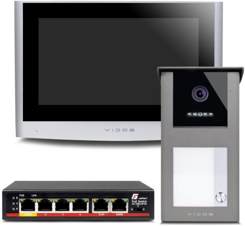 Wideodomofon VIDOS IPX S101-1/M100 Wideodomofon VIDOS IPX S101-1/M100