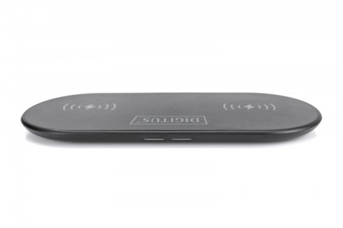 Ładowarka bezprzewodowa indukcyjna 15W Qi Duo-Power 1m USB-C Czarna Ładowarka bezprzewodowa indukcyjna 15W Qi Duo-Power 1m USB-C Czarna