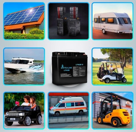 Akumulator LiFePO4 18AH 12.8V BMS EX.30417 Akumulator LiFePO4 18AH 12.8V BMS EX.30417