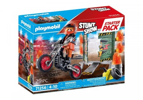 Zestaw z figurką Stunt Show 71256 Starter Pack Pokaz kaskaderski ze ścianą ognia Zestaw z figurką Stunt Show 71256 Starter Pack Pokaz kaskaderski ze ścianą ognia