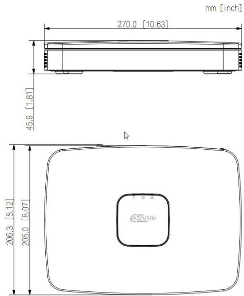 REJESTRATOR IP DAHUA NVR2108-8P-I2 REJESTRATOR IP DAHUA NVR2108-8P-I2