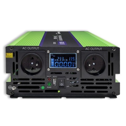 Przetwornica napięcia Monolith | ładowanie baterii | UPS | 2000W | 4000W | 12V na 230V | Czysty Sinus | LCD Przetwornica napięcia Monolith | ładowanie baterii | UPS | 2000W | 4000W | 12V na 230V | Czysty Sinus | LCD
