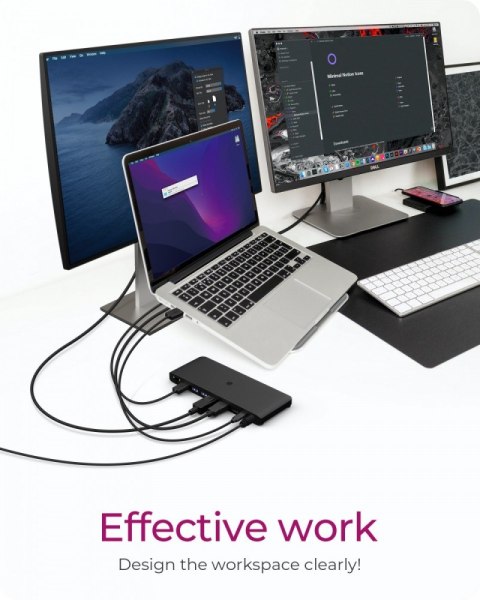 Stacja dokująca IB-DK2416-C 11in1,HDMI,DP,USB,LAN Stacja dokująca IB-DK2416-C 11in1,HDMI,DP,USB,LAN