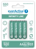 Akumulatory R03/AAA 550 mAH blister 4 szt. Infinity Line technologia ready to use
