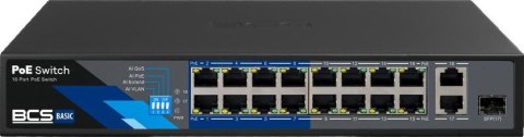 Switch PoE BCS BASIC BCS-B-SP1602G-1SFP Switch PoE BCS BASIC BCS-B-SP1602G-1SFP