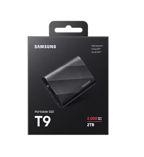 Dysk zewnętrzny SSD T9 2TB USB3.2 GEN.2 czarny Dysk zewnętrzny SSD T9 2TB USB3.2 GEN.2 czarny